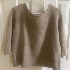 Wool Eileen Fisher Cozy Sweater (L)
